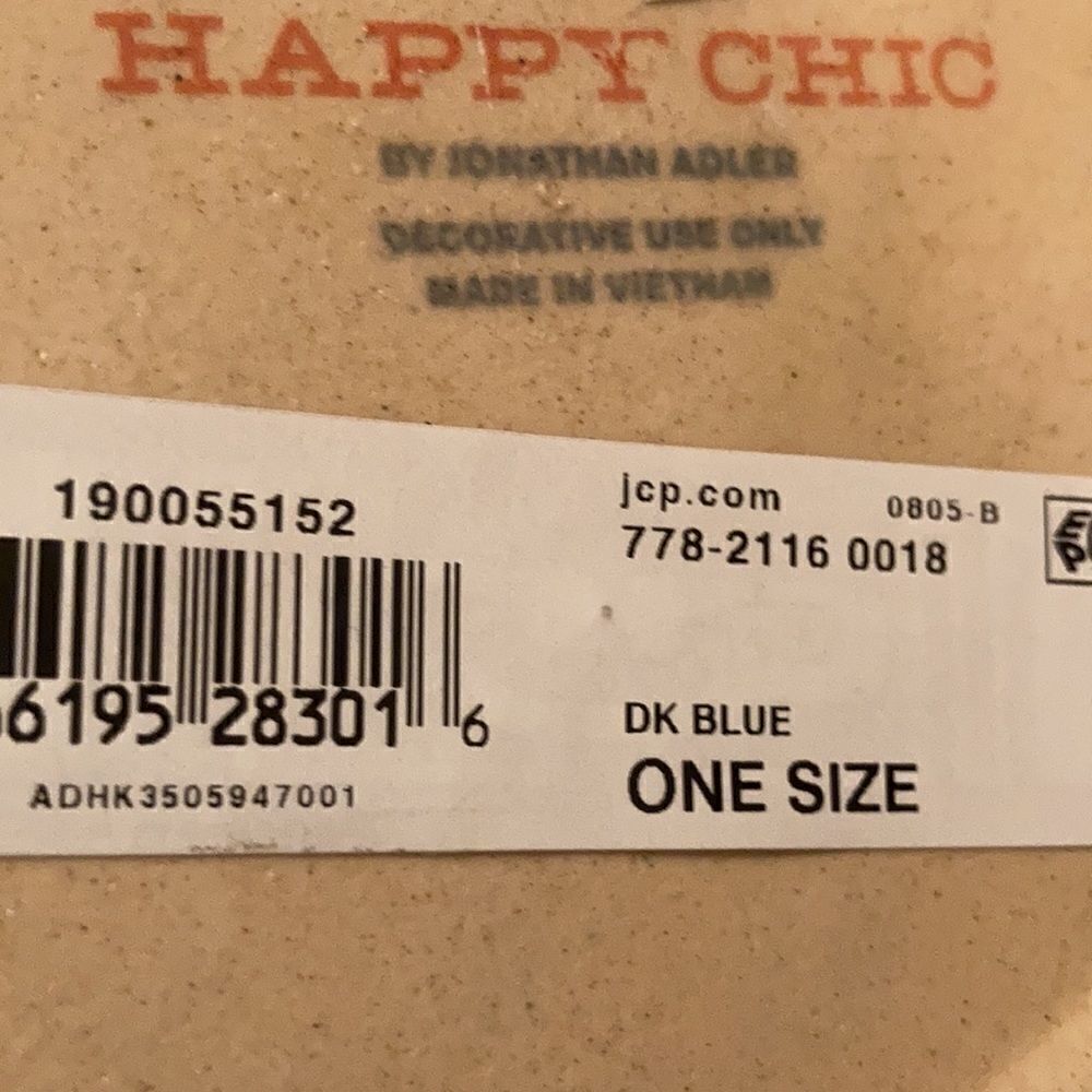 Jonathan Adler Happy Chic round blue retro decor - Picture 8 of 16